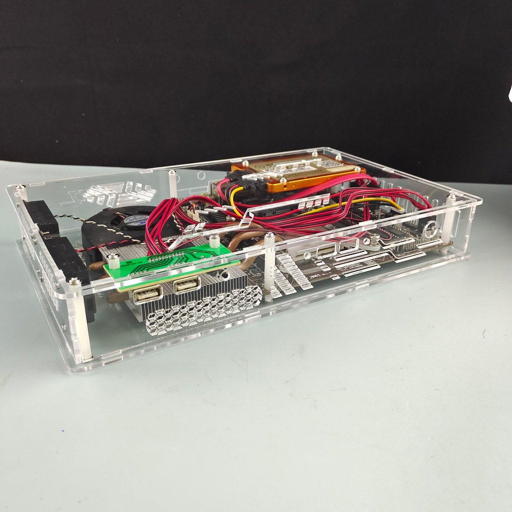 คอมประกอบ คอม แชสซีแบบขยาย Itx, ตําแหน่งพัดลมด้านข้าง, แชสซีดัดแปลงเครื่องจักร h81 All-in-One โดยเฉพ