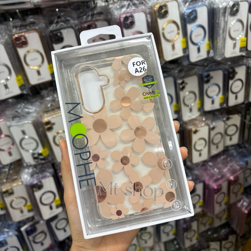 Moophe เคสโทรศัพท์มือถือ พิมพ์ลายดอกไม้ สำหรับรุ่น Samsung Galaxy A26