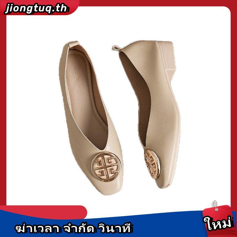 LA BELLA รองเท้าคัชชูหนังแกะ รุ่น LB AMORE QUEEN FLATS - COLORFUL