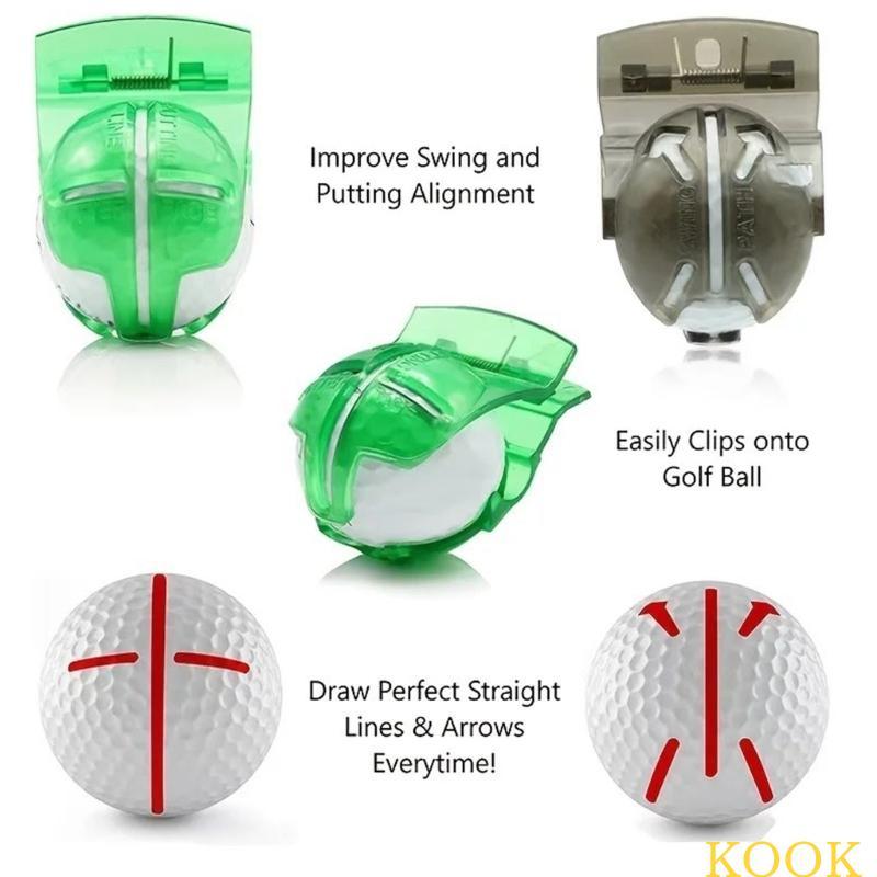 KOOK Golf Line Marker Putting Golf Line Liner Marker Golf Alignment Aids