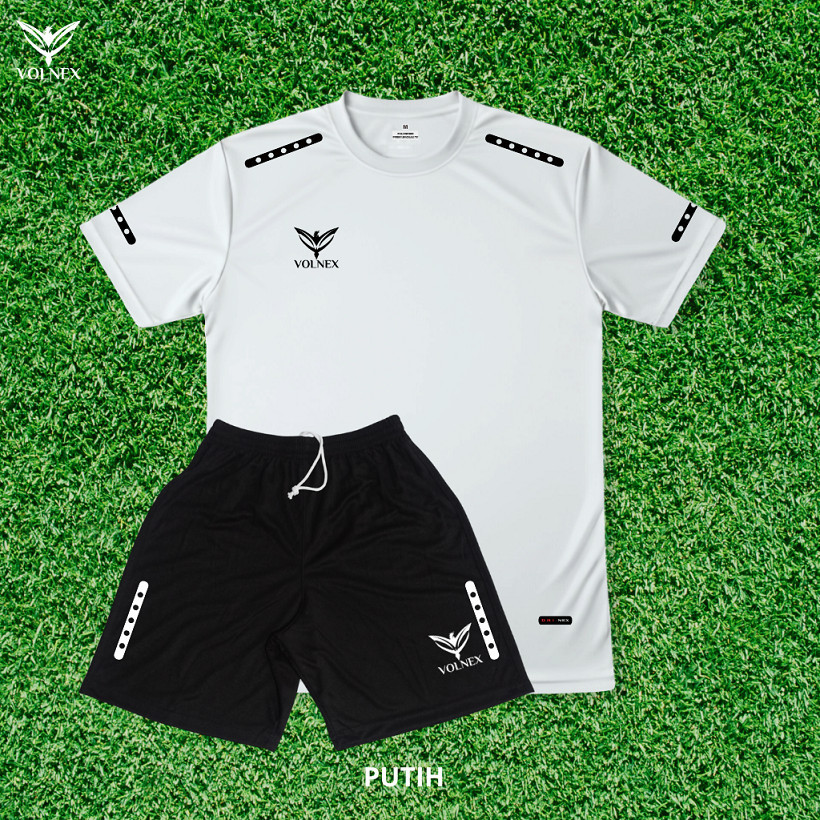 VOLNEX ชุดกีฬาสําหรับผู้ชายและผู้หญิงสีสดใส M-XXL VL019