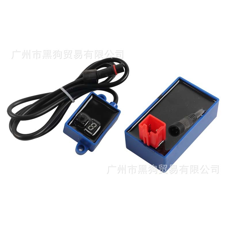 อุปกรณ์รถจักรยานยนต์ DC 4 พินเหมาะสําหรับ LF110 110cc พร้อมตะกั่ว 9-Segment Digital ปรับ CDI