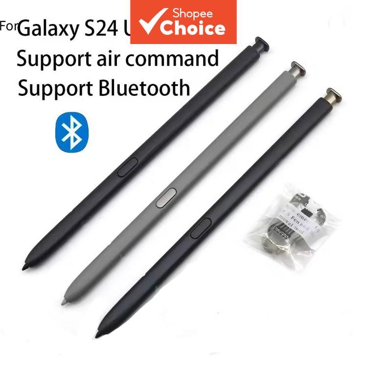 ต้นฉบับสําหรับ Samsung Galaxy S24 Ultra ปากกาทัชสกรีนสไตลัส S Pen รองรับฟังก์ชันบลูทูธ รองรับ air command