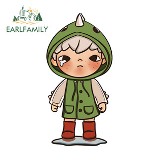 EARLFAMILY Hirono สติกเกอร์รถการ์ตูนบุคลิกภาพกันน้ํา Camperv…