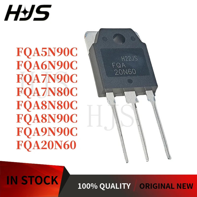 5PCS FQA8N80C FQA8N90C FQA9N90C FQA5N90C FQA6N90C FQA7N80C FQA20N60 ถึง-3P ทรานซิสเตอร์