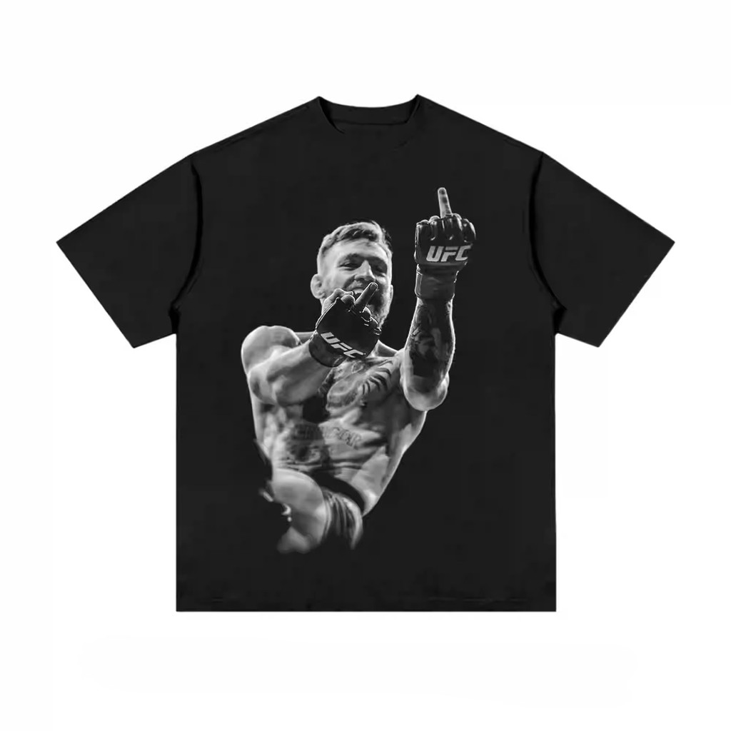Ready Stock Men T-shirt New Classic Ufc Star Printing Women Men T-shirt Cotton