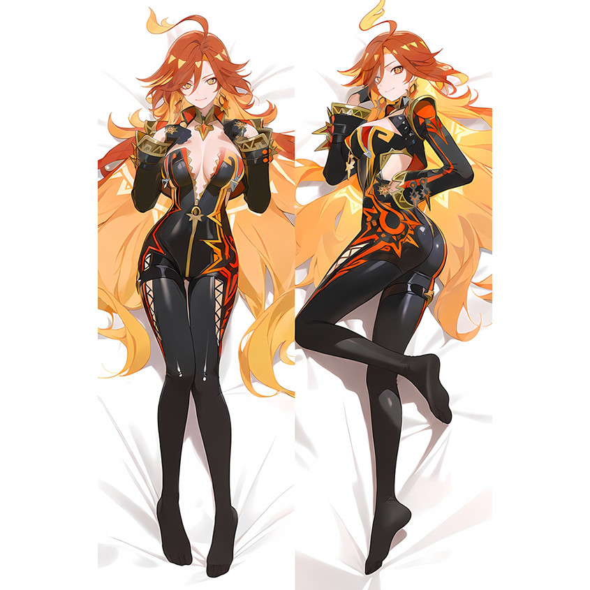 เกม Genshin Impact Mavuika Dakimakura หมอน Fullbody อะนิเมะ Peachskin ปลอกหมอน