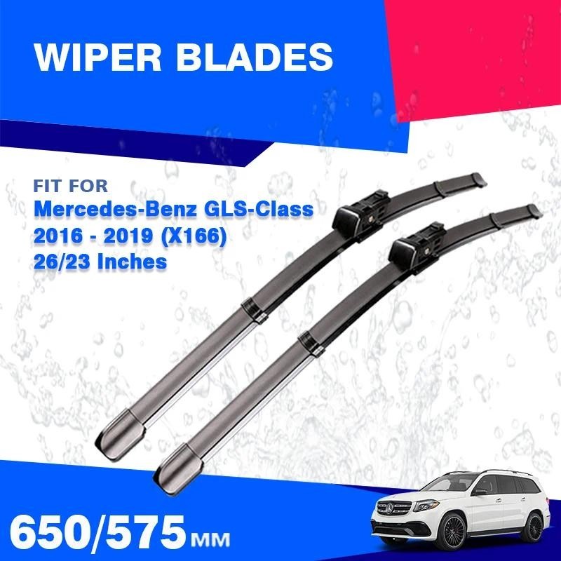 ใบปัดน้ําฝนด้านหน้าสําหรับ Mercedes Benz GLS Class X166 2016 2017 2018 2019 กระจกกระจกอุปกรณ์เสริม G