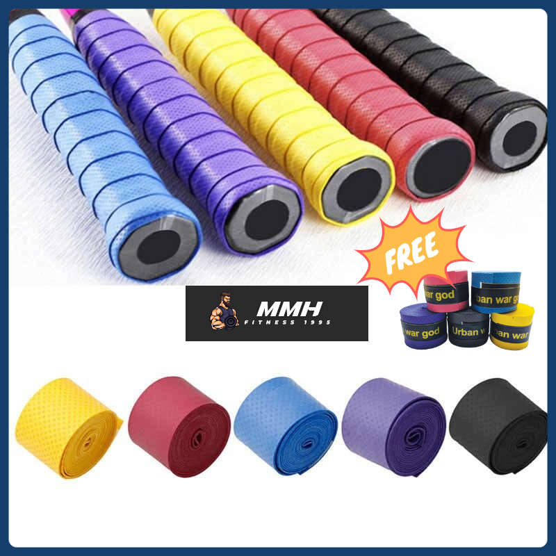 Badminton Grip Over Grip เทปกันลื่นสําหรับไม้เทนนิสสควอชเบ็ดตกปลาอเนกประสงค์