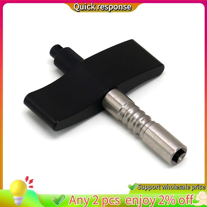 ในสต็อก-Drum Tuner Drum Key Tuner อุปกรณ์เสริมสําหรับจูนเนอร์เครื่องดนตรีสีดํา