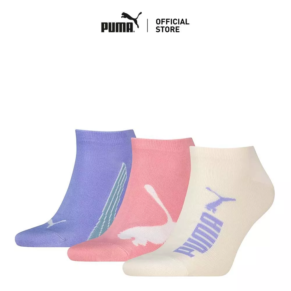 PUMA Various PUMA Unisex Sneaker Socks (3-Pack) สีขาว - 94762803