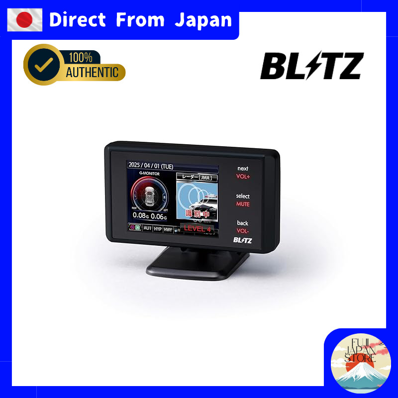 BLITZ Laser Radar Detector Touch-LASER TL245R 2.4inch GPS Laser & Radar Detector MSSS Support Black