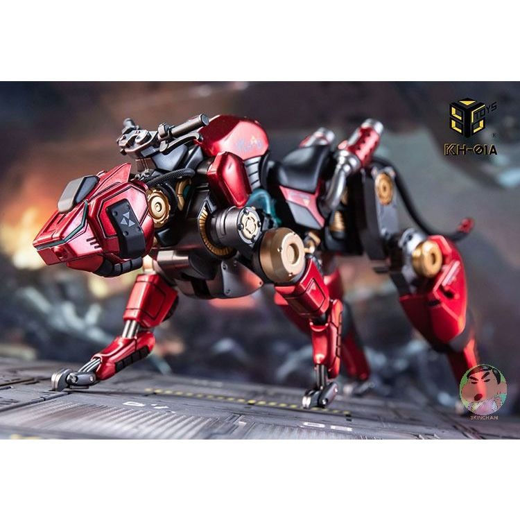 ( ⭕ PRE-ORDER)86TOYS 1/12 Cyber ​ ​ Action Figure Battlefield Mechanical Beast Red