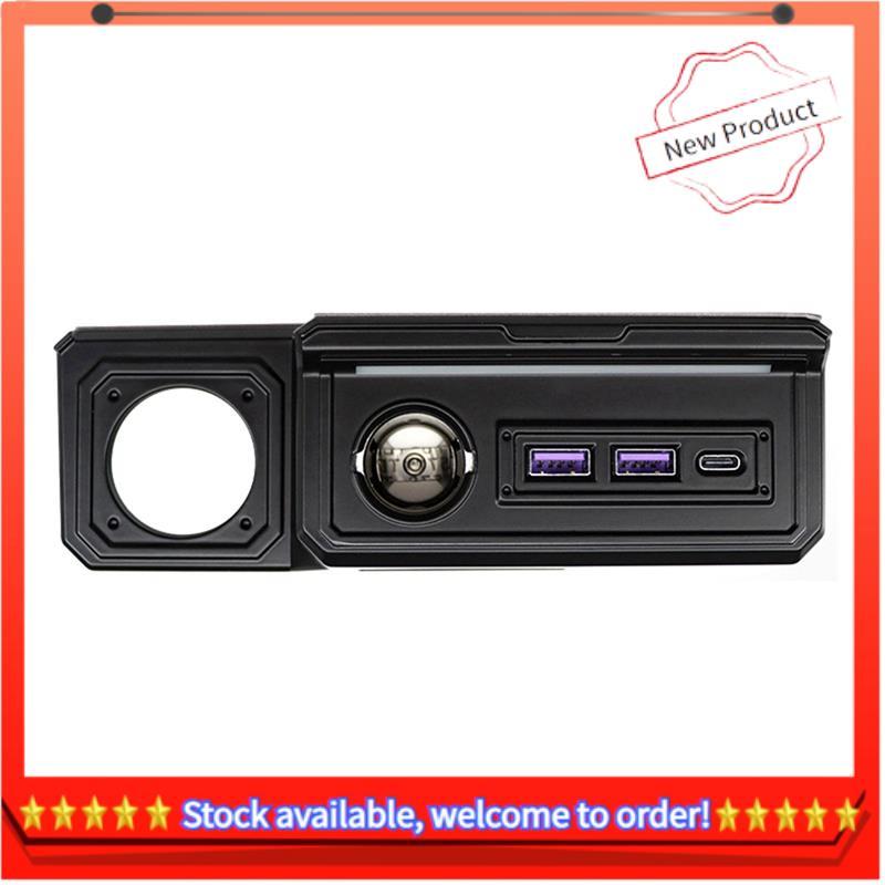 Dual USB Car Charger และ Type-C พอร์ตชาร์จอะแดปเตอร์สําหรับ Jimny JB64 JB74W 2019-2023 LHD