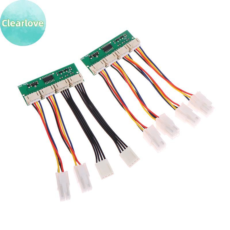 Clearlove 12V 4-in-1 Square 4Pin พัดลมจําลองจําลองจําลองจําลองพิเศษสําหรับ Antminer S21 S19kpro T21 