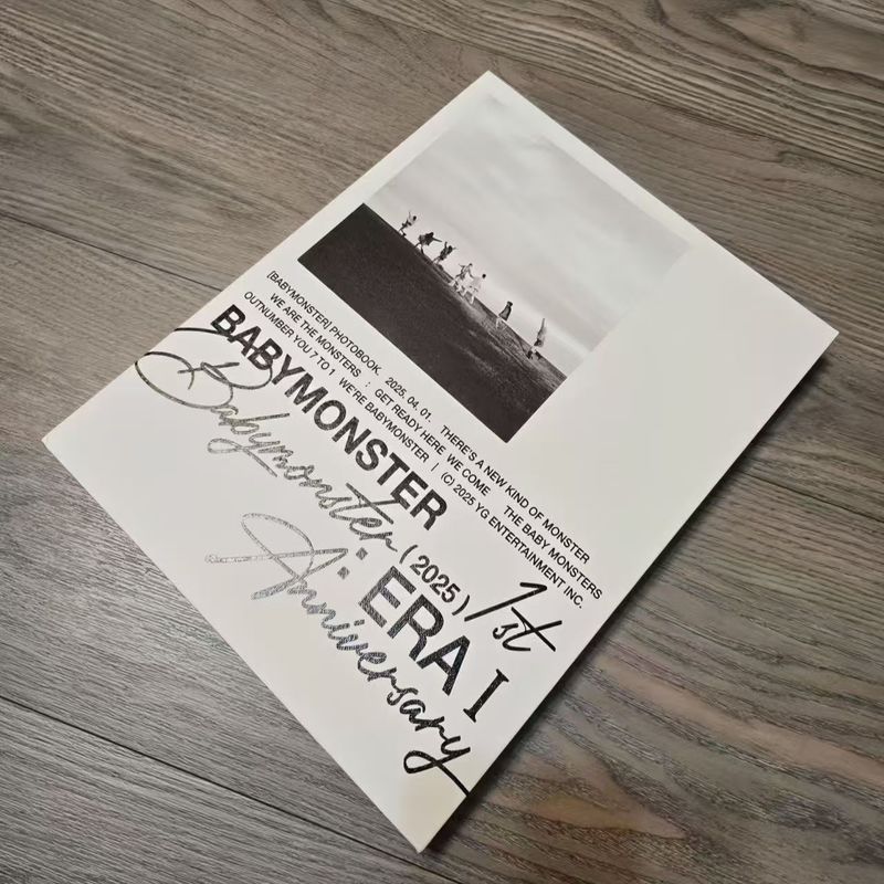 Baby babymosdter Baby Monster Album Baby Monster อัลบั้มครบรอบ 1 ปี อัลบั้มภาพ PB ยังไม่เปิด W
