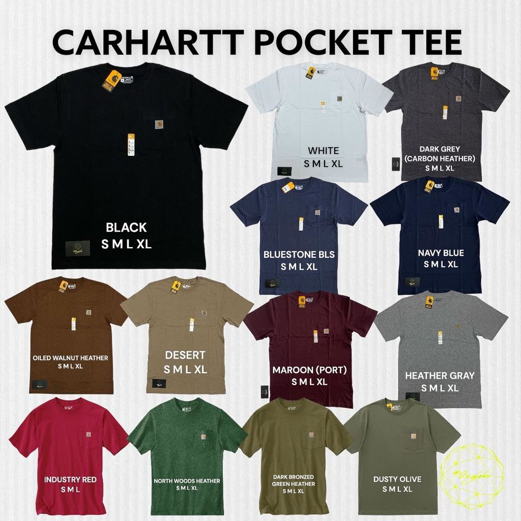 Carhartt Pocket Tee K87 USA แขนสั้น