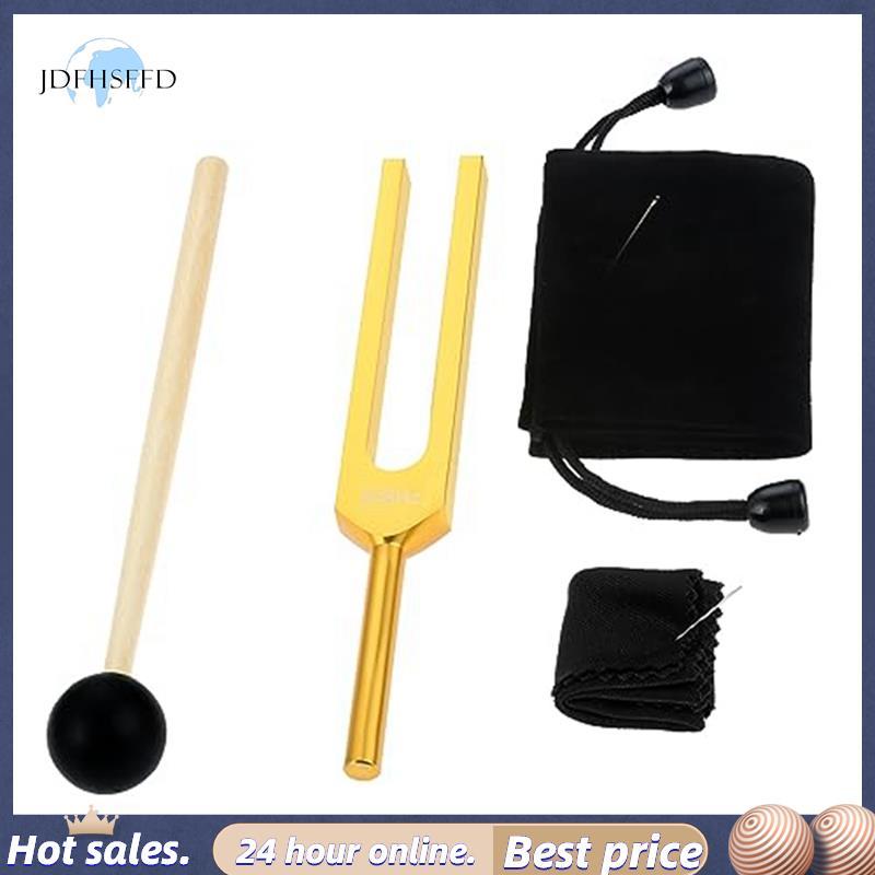 jdfhsffd528 Hz ส้อมปรับแต่งสีทอง 528 Hz สําหรับ Healing เครื่องดนตรี การทําสมาธิ ผ่อนคลาย ใช้งานง่าย