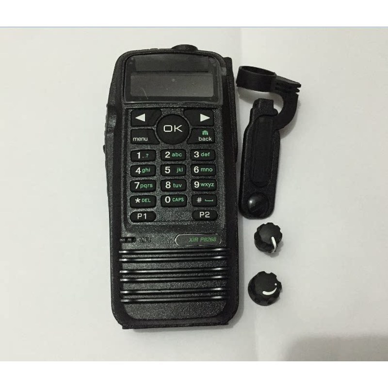 Walkie-Talkie Talkie Shell ใหม่ P8260 Face Shell P8268 พร้อมสายลําโพง motorola