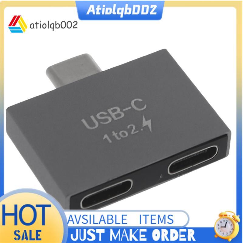USB C Hub Splitter USB C Extension Connector Extension Connector สําหรับ USB C PD Charger PC แล็ปท็อ
