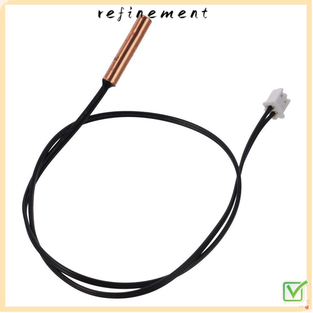 REFINEMENT 5 ชิ้น Sensitive Temperature Sensor Kit, ทองแดง 40 ซม./15.7 นิ้ว 10K NTC Thermistor Probe