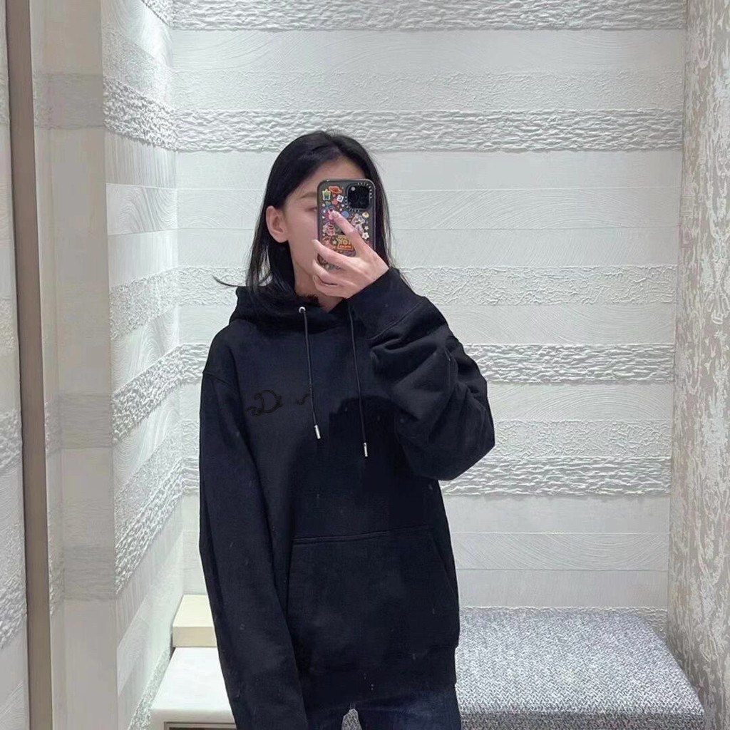 XHG6 DR Early Spring New Logo Embroidery LOGO Unisex Hooded Sweatshirt