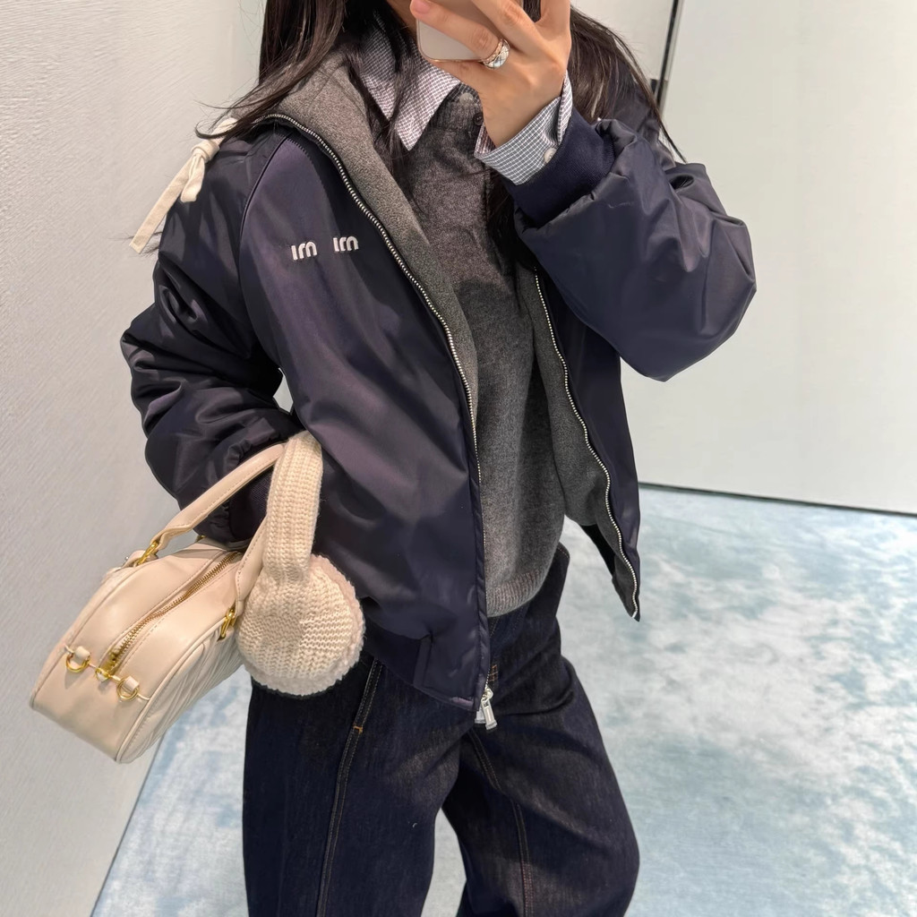 ZYLV MIUMIU Reversible Tech Fabric Casual Fleece Jacket Unisex