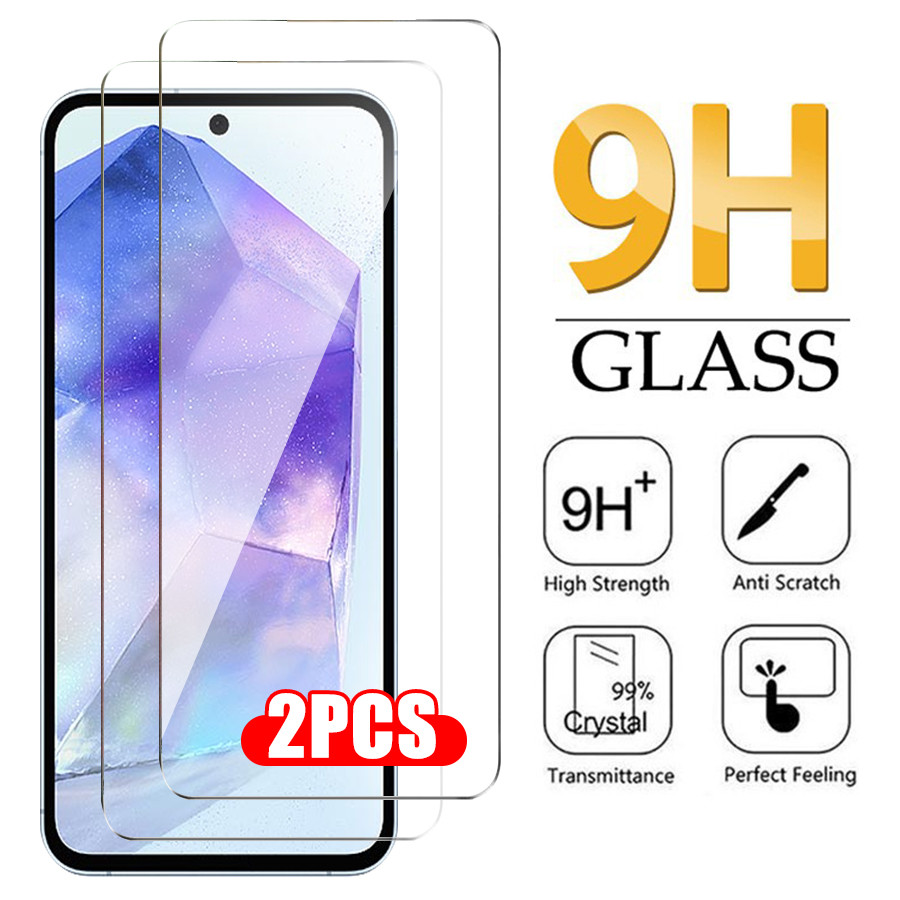 2 ชิ้น/ฟิล์มกระจกนิรภัย สำหรับ Samsung Galaxy A10 A20 A30 A50 A11 A31 A51 A71 A12 A22 A32 A42 A52 A72 A13 A23 A33 A53 A73 A14 A24 A34 A54 A15 A25 A35 A55 A16 A26 A36 A56 A17 A01 A02 A03 A04 A05 A06 A07 5G