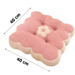 COD พร้อมส่ง เบาะรองนั่ง 40*40CM หนานุ่มนั่งสบาย ลายดอกไม้ สำหรับตกแต่งบ้าน