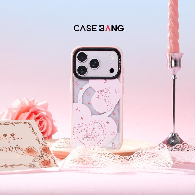 CASEBANG Sweet Crush Series เคสแม่เหล็ก ImagiSnap พร้อมแบบถอดเปลี่ยนได้, การป้องกันการตกสไตล์ทหาร, เข้ากันได้กับ iPhone 13-17