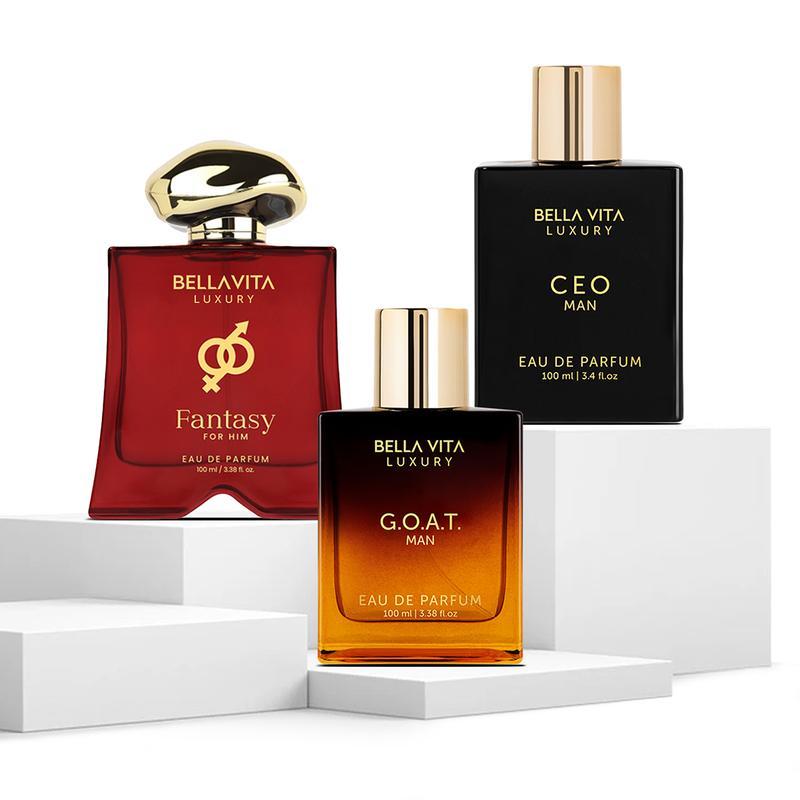 BellaVita Luxury The Signature Power Trio Mood Collection Fantasy CEO Man และ GOAT Premium Long Last