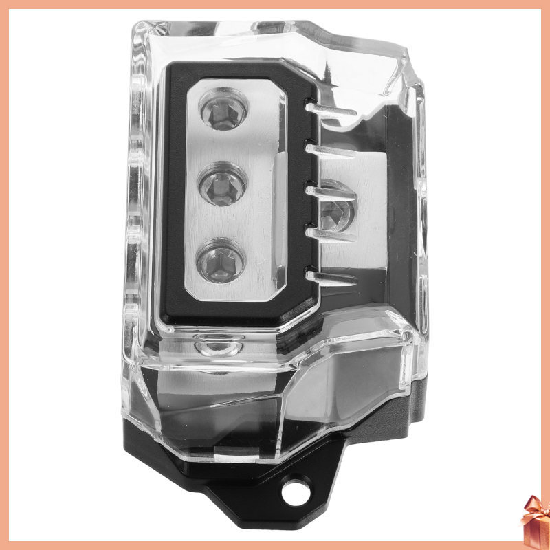 สังกะสีอัลลอยด์เครื่องเสียงรถยนต์ Amp Power Distribution Block หลายสีขนาดกะทัดรัดและพกพา dliyuanai