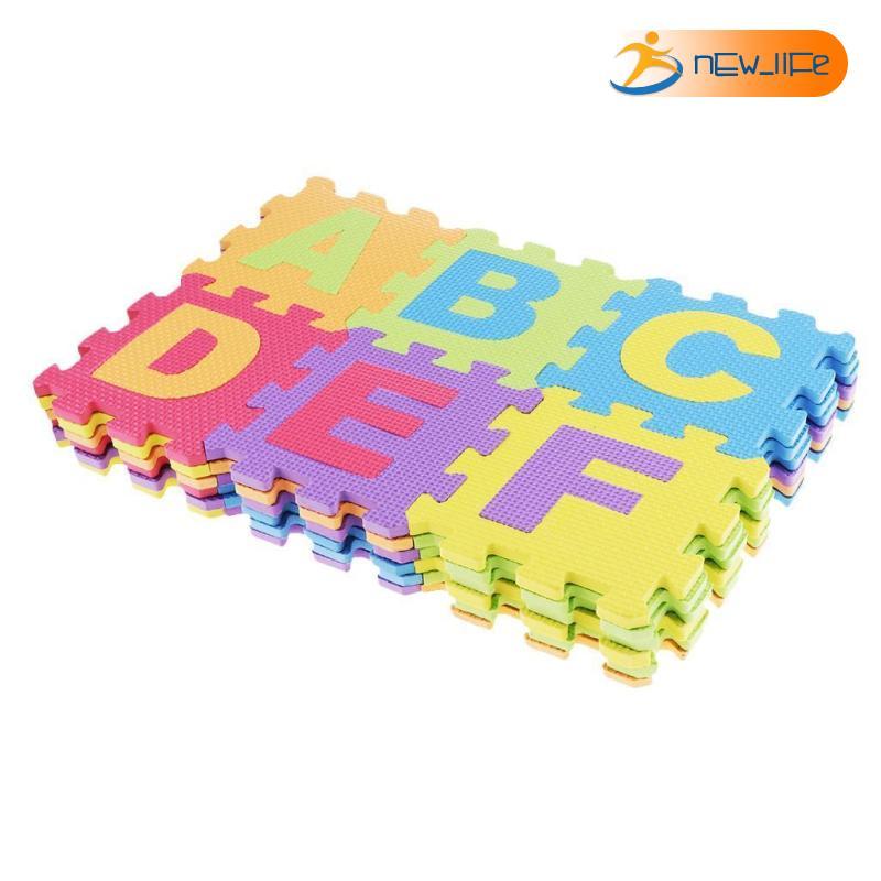 [Shiwaki5] ABC 123 ตัวอักษรกระเบื้องตัวเลขจิ๊กซอว์ปริศนาโฟมนุ่มเล่นแผ่นปูพื้นเด็กเด็ก