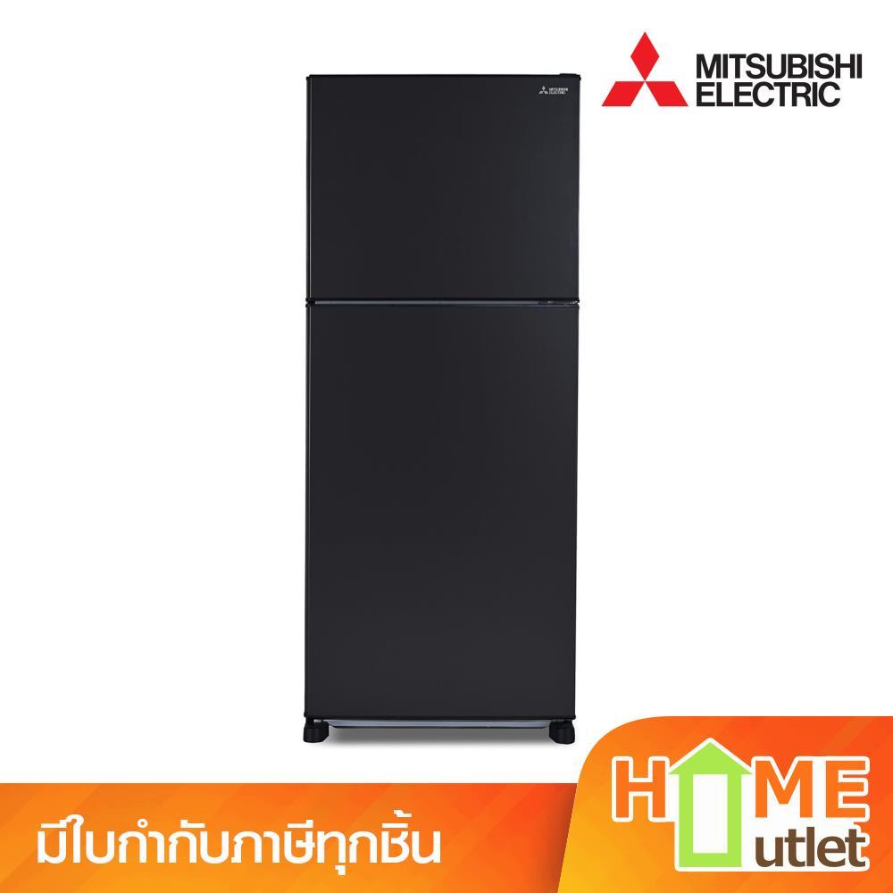 MITSUBISHI ตู้เย็น 2 ประตู ขนาด 416ลิตร 14.6คิว สีดำด้าน รุ่น MR-FS45EY MB (25030)