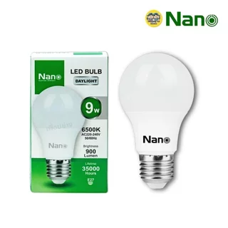 ** 1 หลอด ** NANO หลอดประหยัดไฟ LED bulb ขนาด 7w 9w 12w 15w 18w 25w แสงขาว แสงวอร์ม แสงคูลไวท์ แอลอีดี หลอดไฟ
