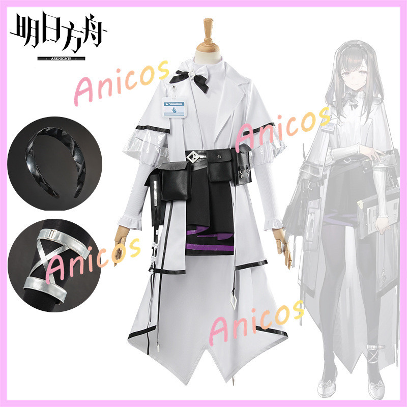 ชุดคอสเพลย์ Doctor Pureseith จากเกม Arknights สําหรับคอนเวนชั่นหรือปาร์ตี้