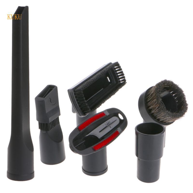 KU * 6 In 1 เครื่องดูดฝุ่นแปรงหัวฉีด Home Dusting Crevice บันไดชุดเครื่องมือ 32 มม.35 มม.