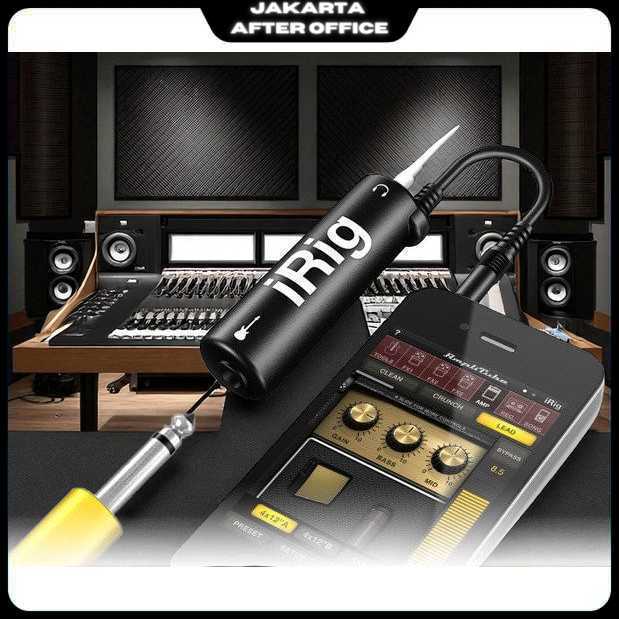 IRig AmpliTube Guitar Adapter Interface สําหรับ iPhone iPod Touch iPad - IRIG-0003