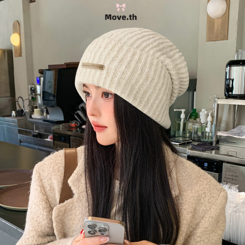 ในไทย-พร้อมส่ง✨หมวกไหมพรมสไตล์ญี่ปุ่น น่ารัก สวยงาม ทันสมัย ​​ใช้งานได้หลากหลาย เหมาะสำหรับฤดูหนาว สำหรับผู้หญิง อบอุ่น-