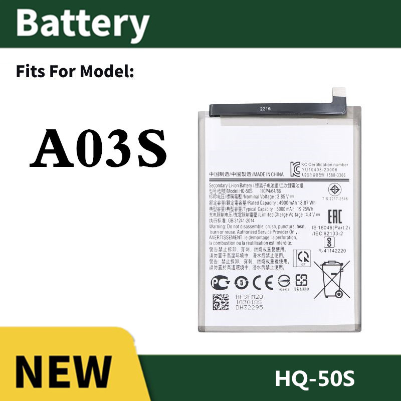แบต Samsung A03S แบตเตอรี่ Battery