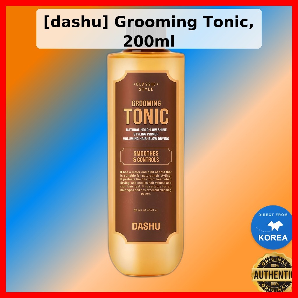 [dashu] Grooming Tonic, 200ml / Korean Grooming Tonic / Natural Hold / ของแท้ 100% โดย V-select