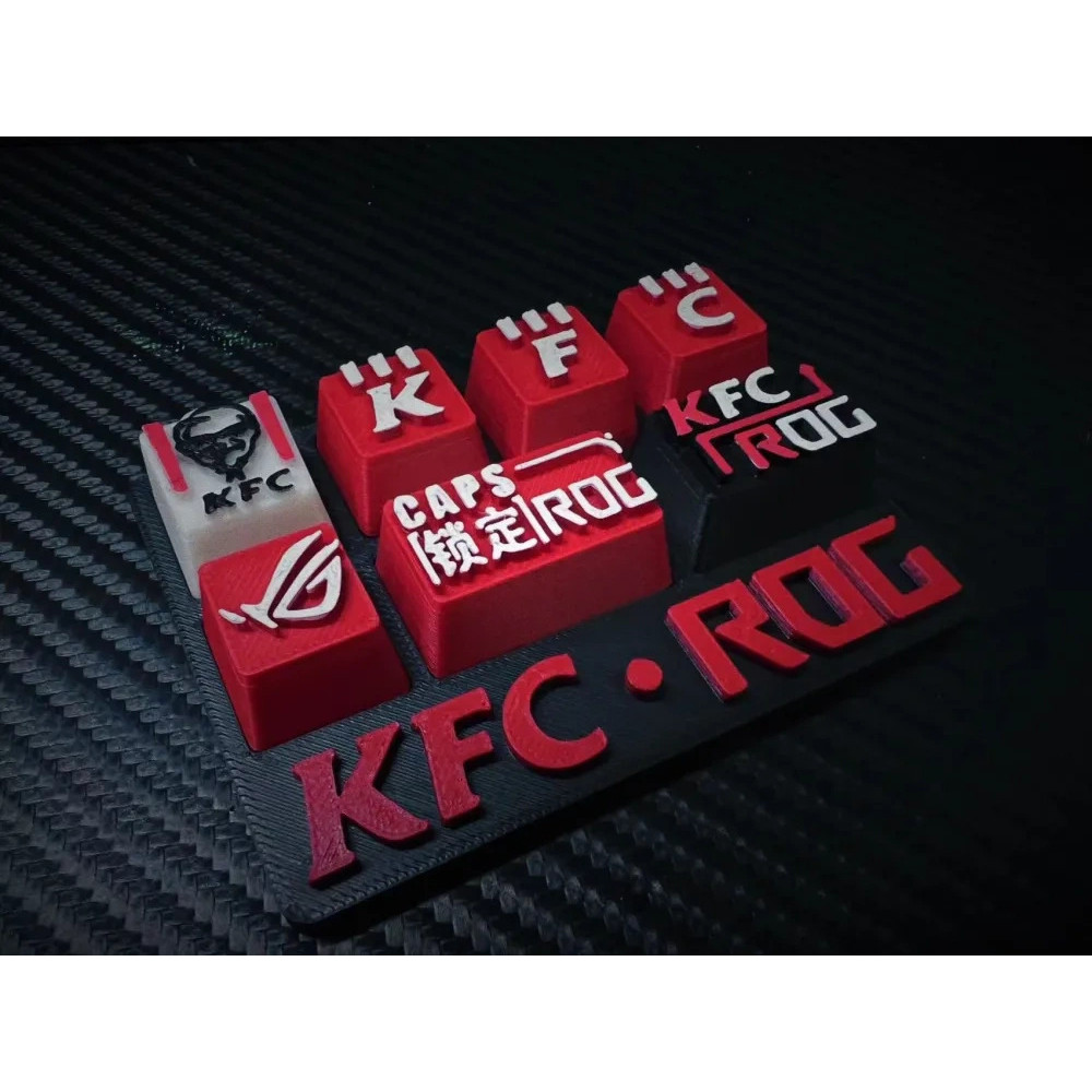 [Meow.sensei] KFC KFC KFC และ ROG Prodigal Eye Joint Keycap Set Box