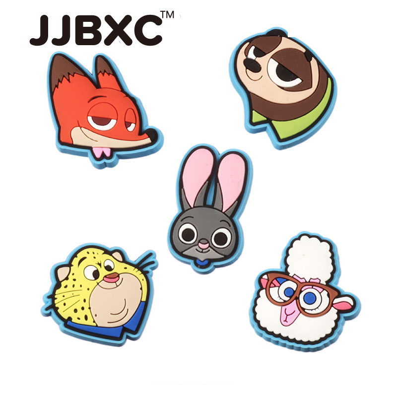 รองเท้าหัวเข็มขัด DIY แบบการ์ตูน สไตล์เมืองสัตว์บ้า คุณภาพดี