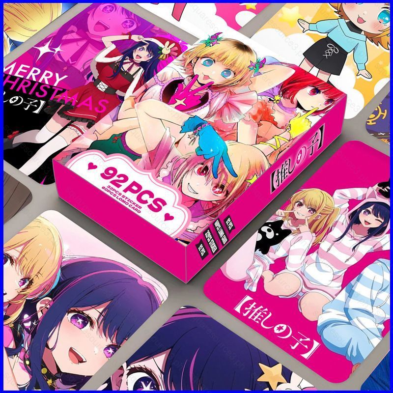 SQ3 Oshi no Ko 2/ไอดอลโปรดของฉัน/ไอดอลของคุณ Children Aqua Ruby Hoshino photo card การ์ด LOMO สองด้า