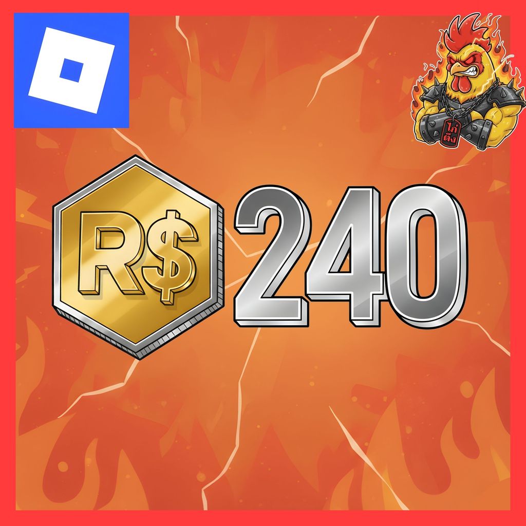 (การันตี)Robloxโรบล็อก โรบัค Robux  ชุดสะสมไก่ตึง มีเก็บเงินปลายทาง!