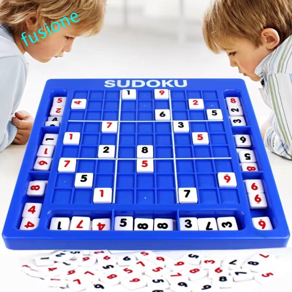 FUSIONEDGE 1 ชุด Sudoku Crosswords ของเล่น, เก้าตาราง Early Education Sudoku ปริศนาของเล่น, Thinking
