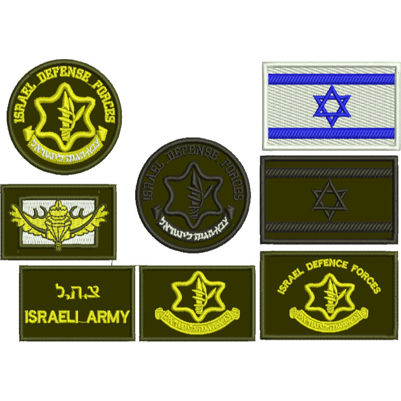 HDP -289 ISRAEL FLAG ARMY โลโก้ EMBROIDERY PATCH อุปกรณ์เสริม