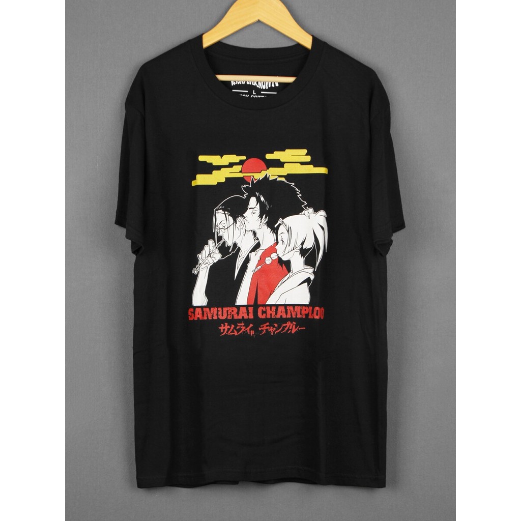 Samurai Champloo Nujabes Anime Inspired 100% Premium Cotton Round Neck Short Sleeve T-Shirt for All 