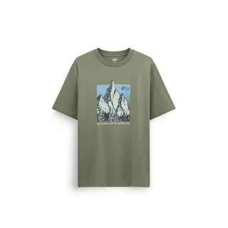 AIIZ (เอ ทู แซด) - AIIZ เสื้อคอกลมผู้ชาย ลายกราฟิก AIIZ Men's Graphic T-Shirt