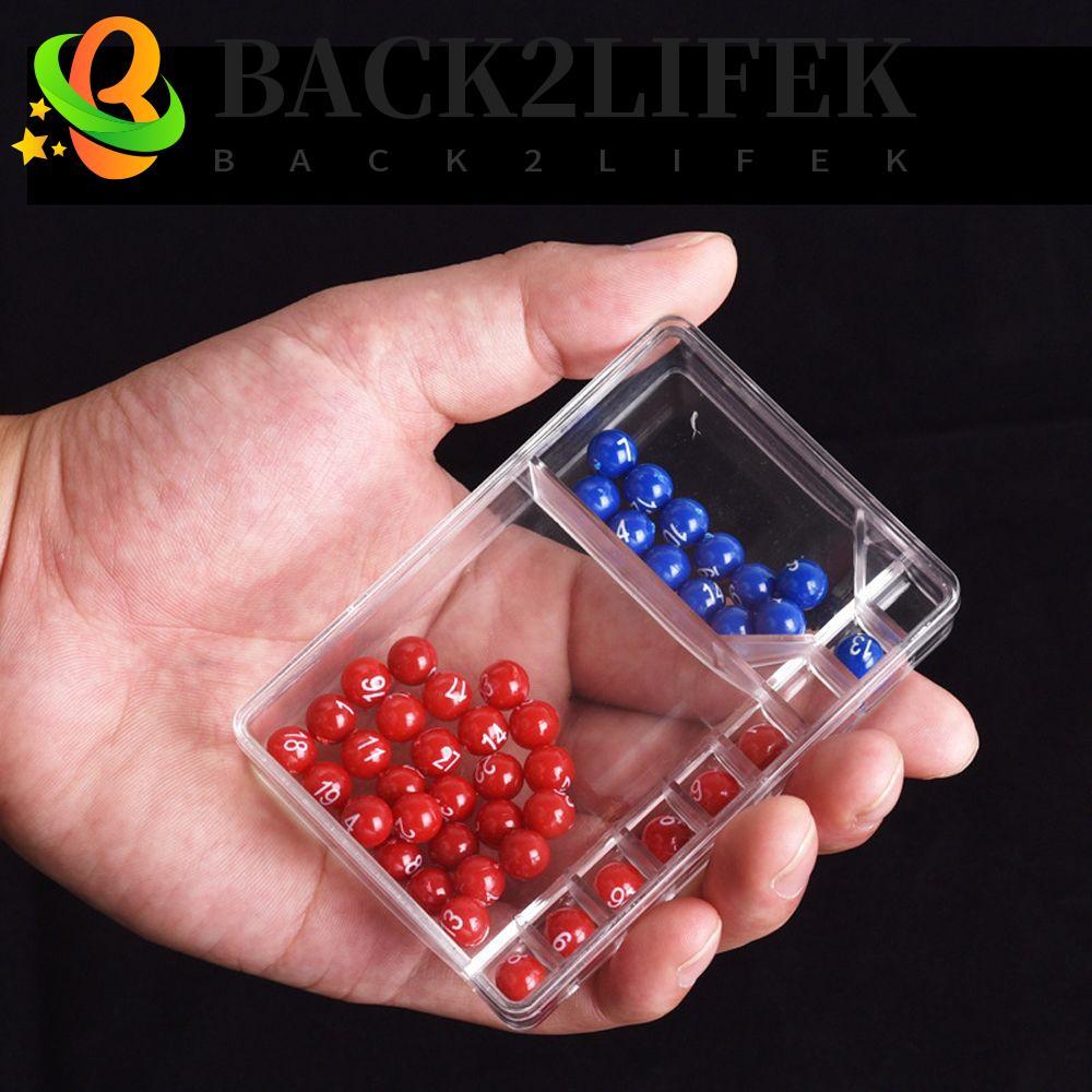 BACK2LIFEK Lucky Lottery Toy Fortunate Mini Party Game Entertainment Easy Read Numbers Jackpot Shake